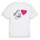 Ly hjärta t-shirt