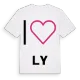 Jag älskar Ly t-shirt stort tryck