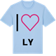 Blue Soul t-shirt med Jag älskar Ly t-shirt stort tryck