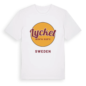 Lycket cirkel t-shirt – ekologisk bomull t-shirt från Pinshirt