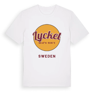 Lycket cirkel t-shirt – ekologisk bomull t-shirt från Pinshirt