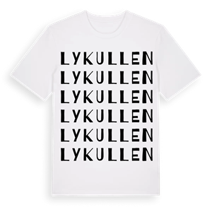 Lykullen ordlek t-shirt – ekologisk bomull t-shirt från Pinshirt
