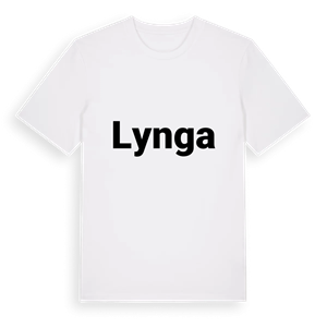 Lynga fetstil t-shirt – ekologisk bomull t-shirt från Pinshirt