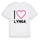 Jag älskar Lynga t-shirt stort tryck