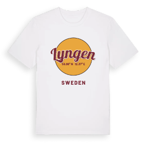 Lyngen cirkel t-shirt – ekologisk bomull t-shirt från Pinshirt