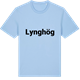 Blue Soul t-shirt med Lynghög fetstil t-shirt