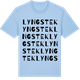 Blue Soul t-shirt med Lyngstek ordlek t-shirt