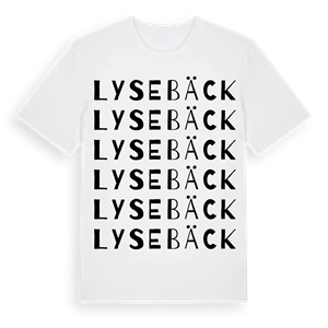 Lysebäck ordlek t-shirt – ekologisk bomull t-shirt från Pinshirt