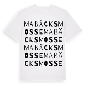 Mabäcksmosse ordlek t-shirt – ekologisk bomull t-shirt från Pinshirt