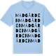 Blue Soul t-shirt med Madgården ordlek t-shirt