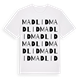 Madlid ordlek t-shirt
