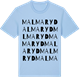 Blue Soul t-shirt med Malmaryd ordlek t-shirt