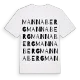 Mannaberg ordlek t-shirt