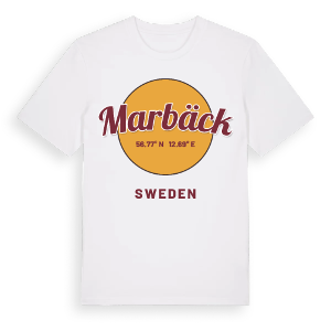 Marbäck cirkel t-shirt – ekologisk bomull t-shirt från Pinshirt