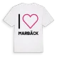 Jag älskar Marbäck t-shirt stort tryck