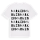 Marken ordlek t-shirt