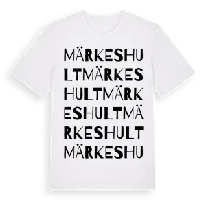 Märkeshult ordlek t-shirt – ekologisk bomull t-shirt från Pinshirt