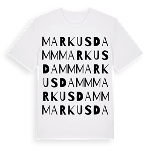 Markusdamm ordlek t-shirt – ekologisk bomull t-shirt från Pinshirt