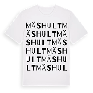 Mäshult ordlek t-shirt – ekologisk bomull t-shirt från Pinshirt