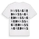 Massagård ordlek t-shirt