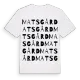 Matsgård ordlek t-shirt