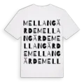 Mellangärde ordlek t-shirt