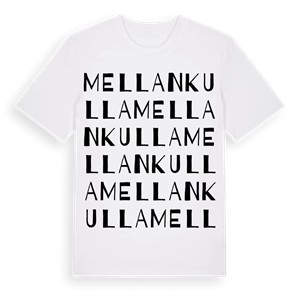 Mellankulla ordlek t-shirt – ekologisk bomull t-shirt från Pinshirt