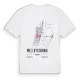 Mellbystrand karta t-shirt