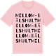 Pink Cotton t-shirt med Mellom-Bälshult ordlek t-shirt