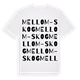Mellom-Skog ordlek t-shirt