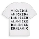 Mickedala ordlek t-shirt