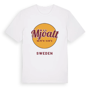 Mjöalt cirkel t-shirt – ekologisk bomull t-shirt från Pinshirt