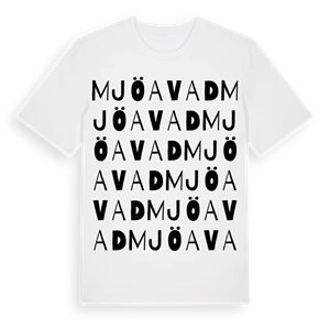 Mjöavad ordlek t-shirt – ekologisk bomull t-shirt från Pinshirt