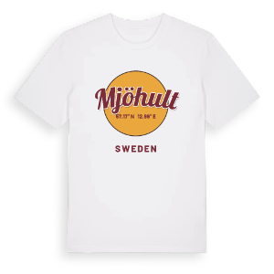Mjöhult cirkel t-shirt – ekologisk bomull t-shirt från Pinshirt
