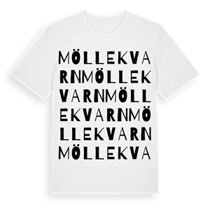 Möllekvarn ordlek t-shirt – ekologisk bomull t-shirt från Pinshirt