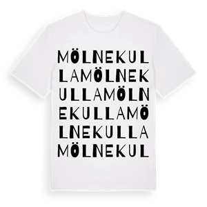 Mölnekulla ordlek t-shirt – ekologisk bomull t-shirt från Pinshirt