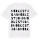 Mörkestugan ordlek t-shirt