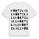 Mörtekull ordlek t-shirt