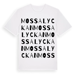 Mossalyckan ordlek t-shirt – ekologisk bomull t-shirt från Pinshirt