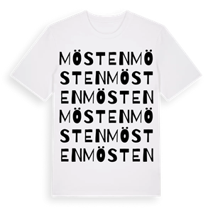 Mösten ordlek t-shirt – ekologisk bomull t-shirt från Pinshirt