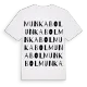Munkabol ordlek t-shirt