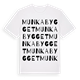 Munkabygget ordlek t-shirt