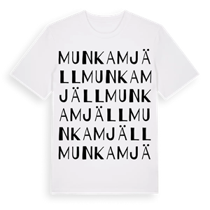 Munkamjäll ordlek t-shirt – ekologisk bomull t-shirt från Pinshirt