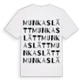 Munkaslätt ordlek t-shirt