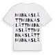 Munkaslätt ordlek t-shirt