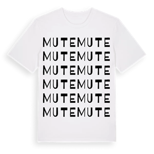 Mute ordlek t-shirt – ekologisk bomull t-shirt från Pinshirt