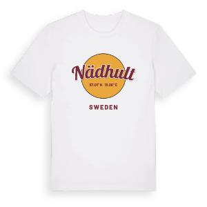 Nädhult cirkel t-shirt – ekologisk bomull t-shirt från Pinshirt