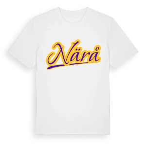 Närå baseball t-shirt – ekologisk bomull t-shirt från Pinshirt