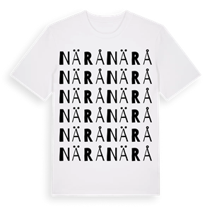 Närå ordlek t-shirt – ekologisk bomull t-shirt från Pinshirt