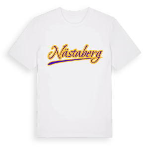 Nästaberg baseball t-shirt – ekologisk bomull t-shirt från Pinshirt